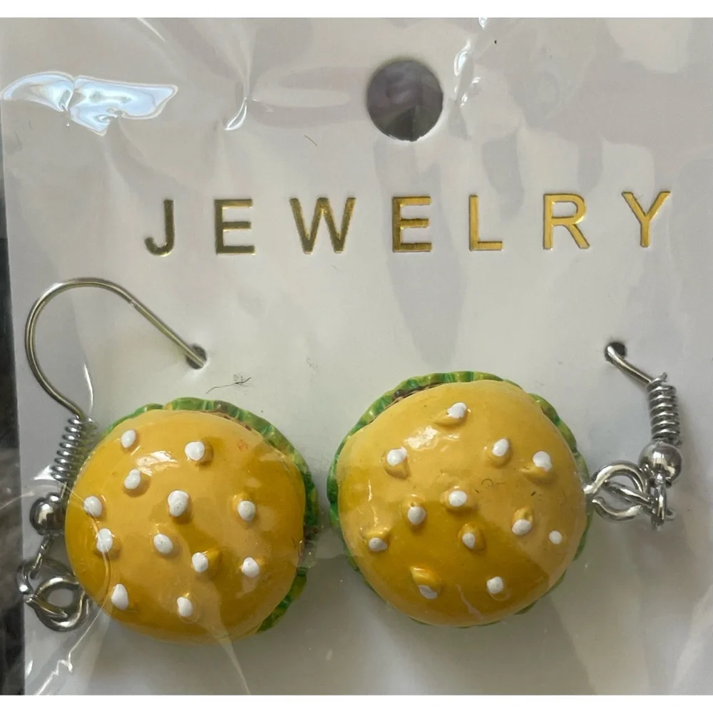 Burger & Fries Earrings Bundle